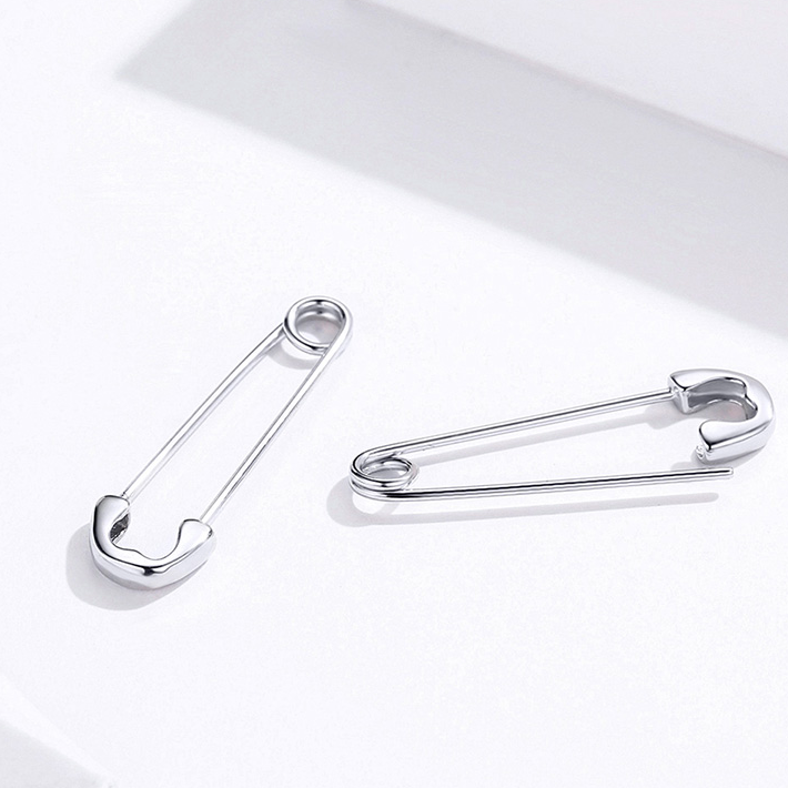 Boucles d'Oreilles Épingles <titolo_esteso><span>en argent 925 plaqué or blanc</span></titolo_esteso> - Image 4