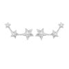 Boucles d'Oreilles Étoiles <titolo_esteso><span>en argent 925 plaqué or blanc</span></titolo_esteso>