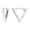 Boucles d’Oreilles Triangle <myopt><span>Argent sterling 925 plaqué or blanc</span></myopt>