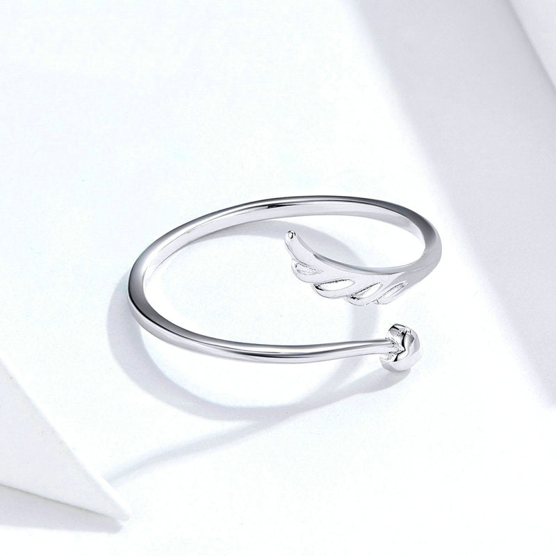 Bague Flèche <titolo_esteso><span>en argent 925 plaqué or blanc ajustable</span></titolo_esteso> - Image 4