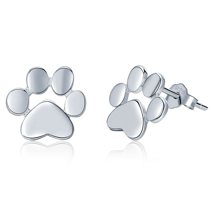 Boucles d'Oreilles Pattes <titolo_esteso><span>en argent 925 plaqué or blanc</span></titolo_esteso>
