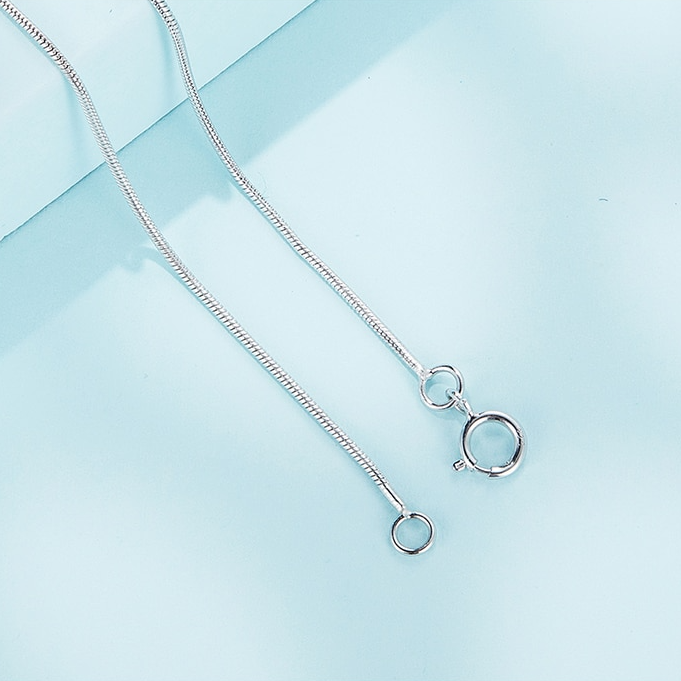 Collier Point Lumineux <titolo_esteso><span>en argent 925 plaqué or blanc avec zircon blanc</span></titolo_esteso> - Image 5