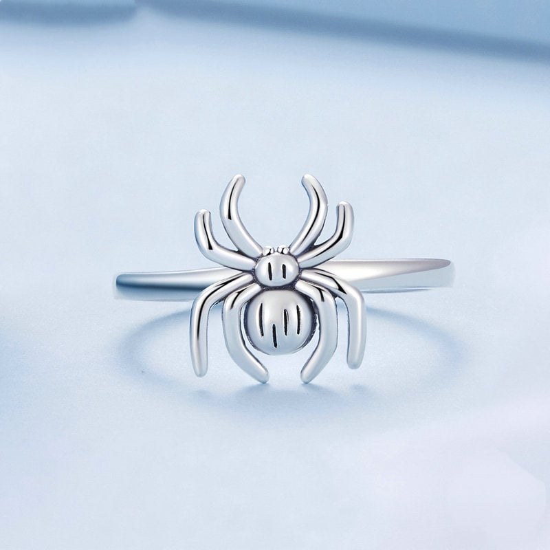 Bague Araignée <titolo_esteso><span>en argent 925 plaqué or blanc ajustable</span></titolo_esteso> - Image 5