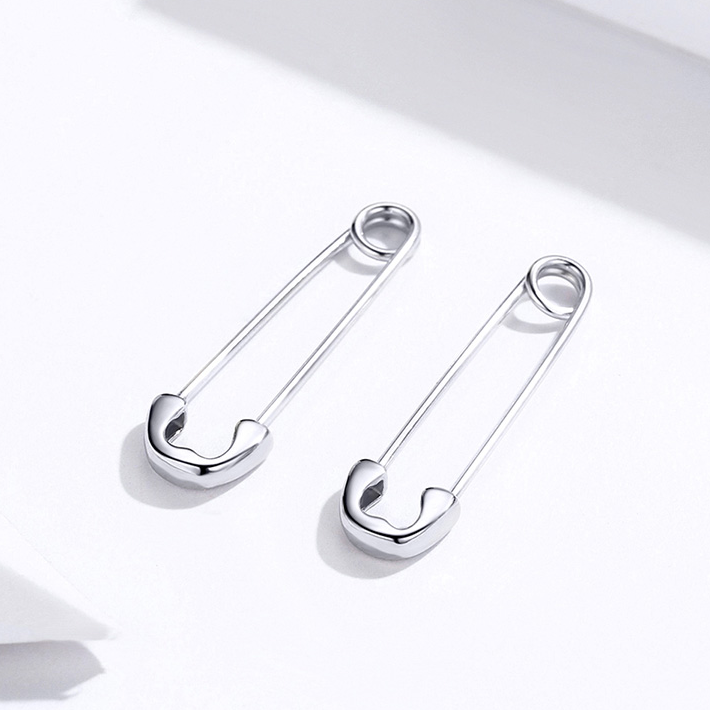Boucles d'Oreilles Épingles <titolo_esteso><span>en argent 925 plaqué or blanc</span></titolo_esteso> - Image 3