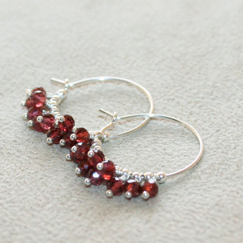 Keshi Pearl Hoop Earrings - Image 15