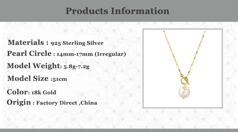 ANDYWEN 925 Sterling Silver Gold Irregular Pearl Drop Earring Percing Horoscope Chain Big Pearl Pendant Necklace Jewelry Set - Image 14