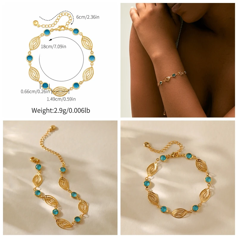 Stainless Steel Y2K Colorful Zircon Crystal Bracelet for Women Luxury Elegent 18K Gold Color Chain Dazzling Handmade Jewelry Acc - Image 17