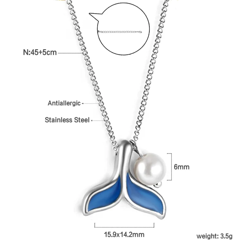 LUXUSTEEL Elegant Natural Pearls Pendant For Women Stainless Steel Imitaiton Pearl Female Necklace Chain Choker Jewelry Gift - Image 29