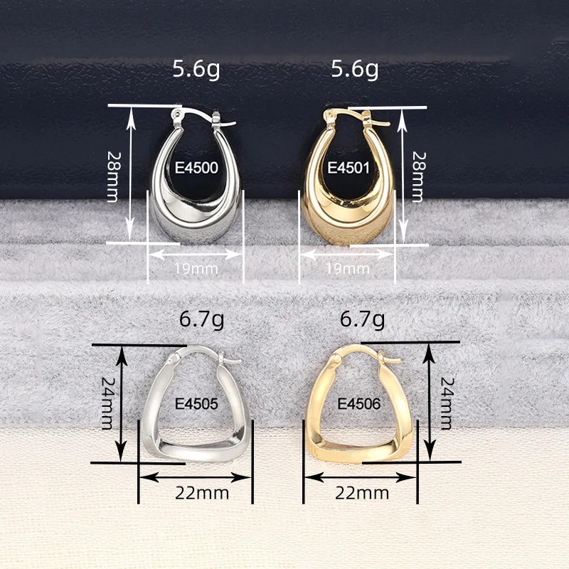 European and American Style Metal Spiral Texture Large Circle Earrings for Attending Banquets, Exaggerated Trendy Accessories - Image 80