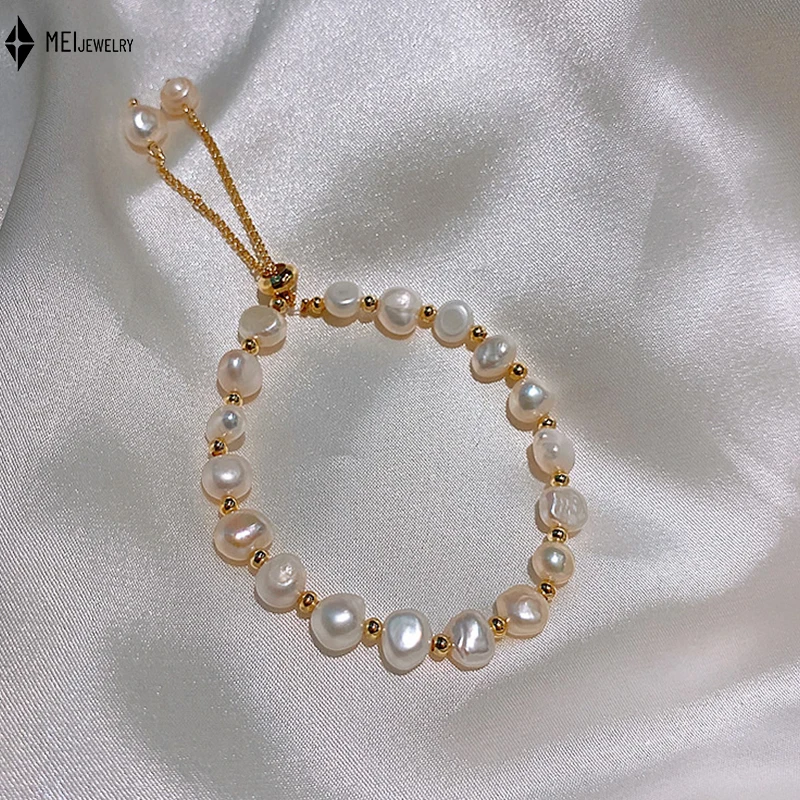 Fashion Light Luxury Elegant Wrapped Baroque Pearl Opening Bracelet for Womern ﻿ - Image 16