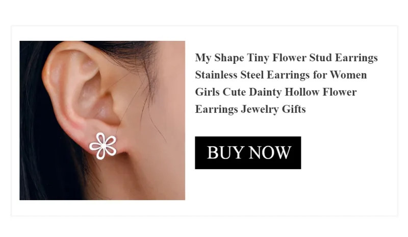 My Shape Large Flower Stud Earrings Stainless Steel Gold Color Big Earrings for Women Delicate Trendy Stud Earrings Jewelry Gift - Image 56