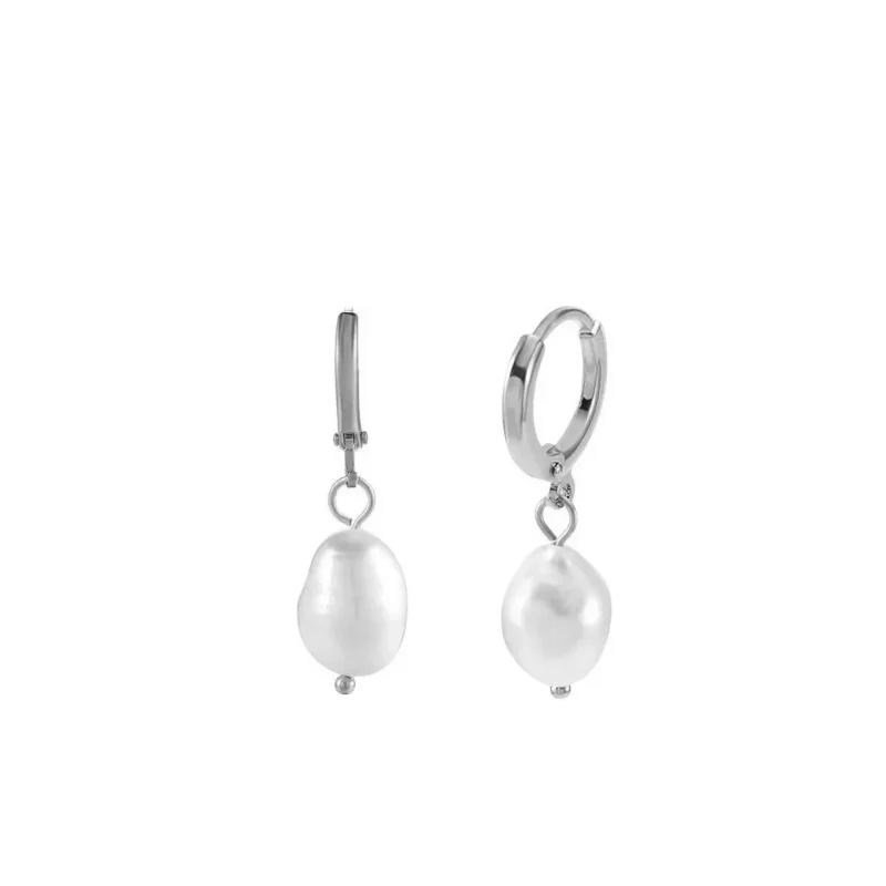18K Gold Plated Women's Waterdrop Pendant Baroque Pearl Earrings Luxury Minimalist Design Elegant Jewelry Accessories - Image 7