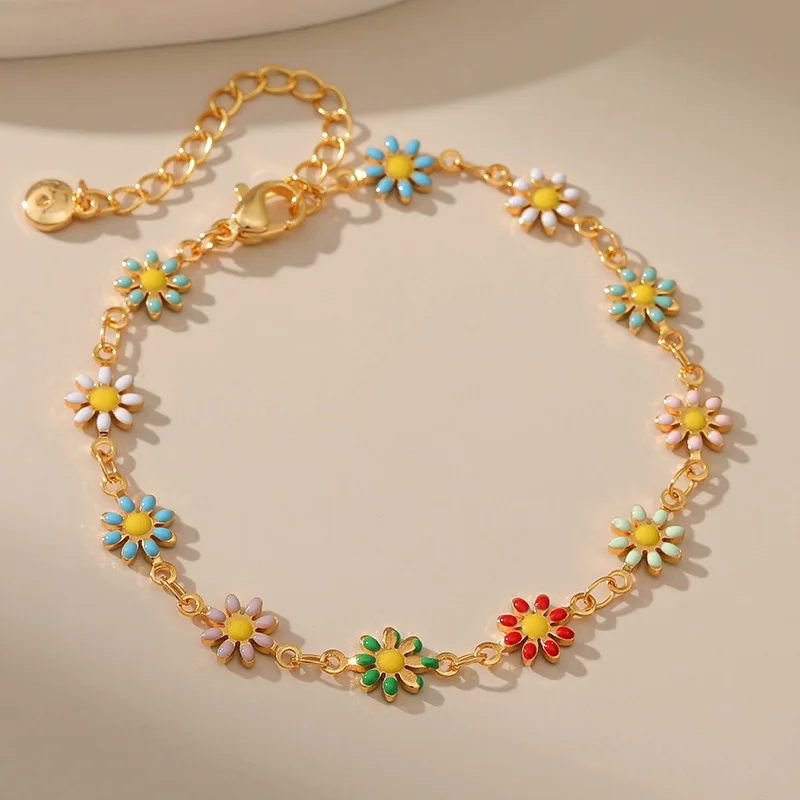 Stainless Steel Y2K Colorful Zircon Crystal Bracelet for Women Luxury Elegent 18K Gold Color Chain Dazzling Handmade Jewelry Acc - Image 12