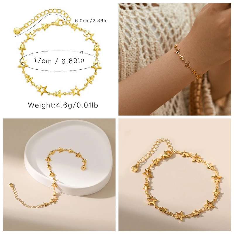 Stainless Steel Y2K Colorful Zircon Crystal Bracelet for Women Luxury Elegent 18K Gold Color Chain Dazzling Handmade Jewelry Acc - Image 16