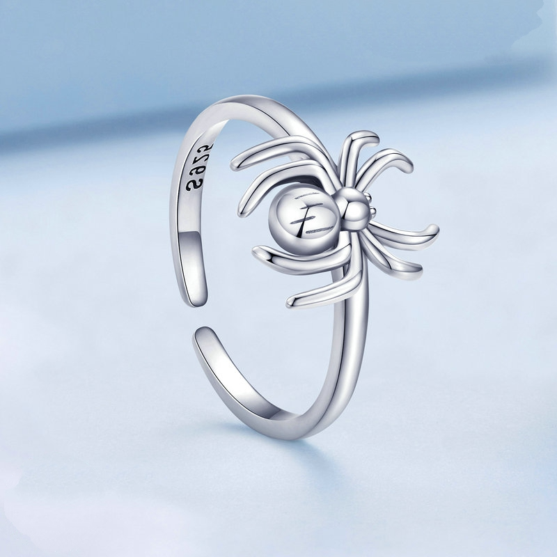 Bague Araignée <titolo_esteso><span>en argent 925 plaqué or blanc ajustable</span></titolo_esteso> - Image 4
