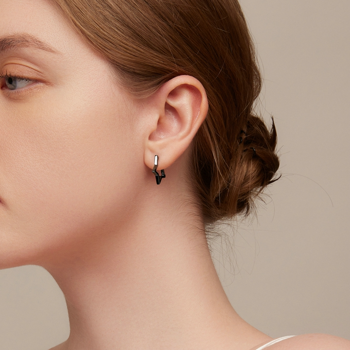 Boucles d'Oreilles Étoiles <titolo_esteso><span>en argent 925 plaqué or jaune</span></titolo_esteso> - Image 4